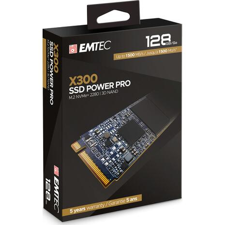 Εσωτερικός Σκληρός Δίσκος Emtec SSD M2 Nvme X300 128GB Intern